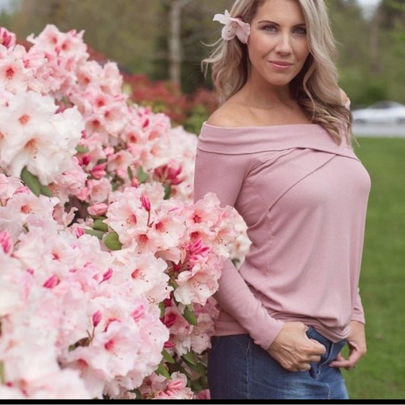 Cherish Fun and flirty ribbed tunic rose taupe NWT - Picture 15 of 16